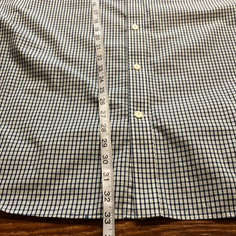 Eddie Bauer NWOT men’s wrinkle free RELAXED fit button down plaid shirt 2XL